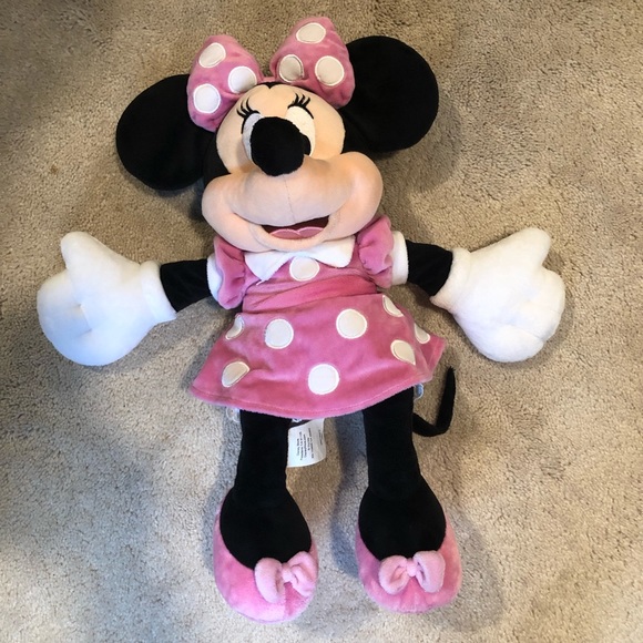 Minnie Mouse Plush Pink Doll, 18 Inches - Picture 3 of 9